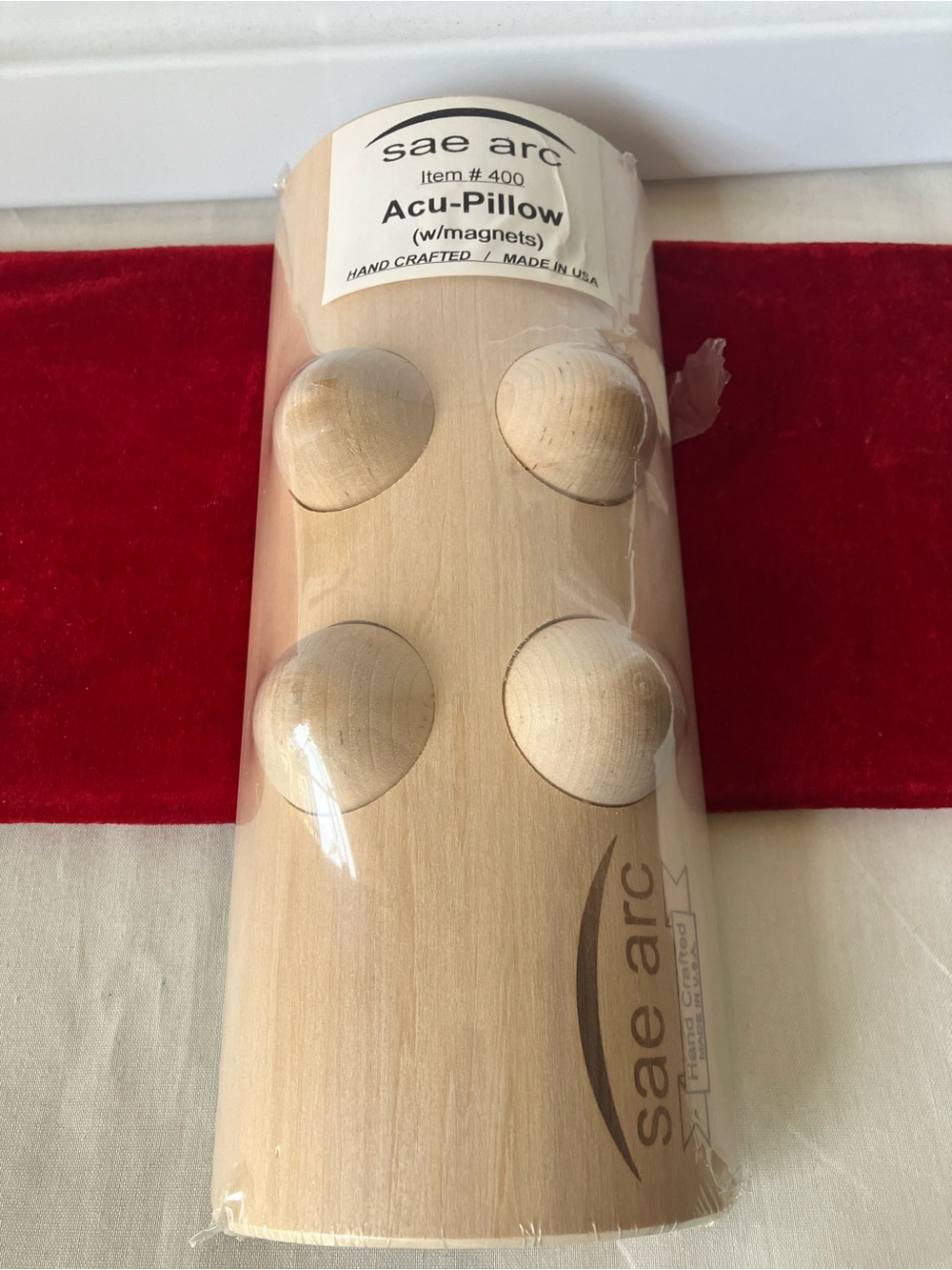 NEW Sae Arc Acu-Pillow With Magnets Hand Crafted #400 USA Massager